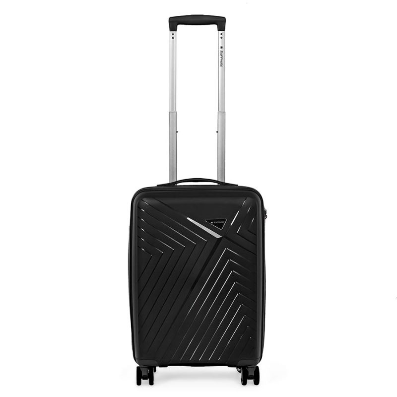 Walizka na kółkach twarda Sapphire ST-3030P czarna - mała S