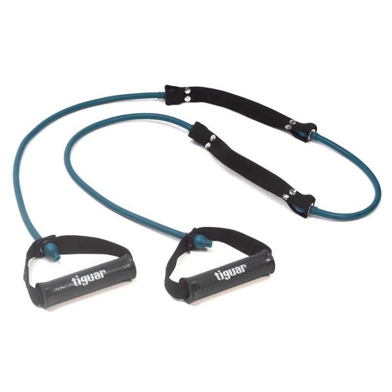 Guma fitness tubing double tube Tiguar 2.0 - morski