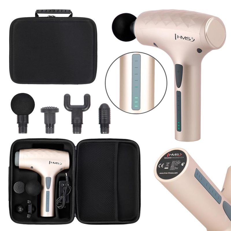 Pistolet do masażu HMS PDM3134i - złoty