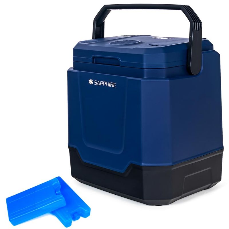 Lodówka turystyczna Sapphire ST-1033L z głośnikiem 33l 12V/230V Bluetooth - granatowa