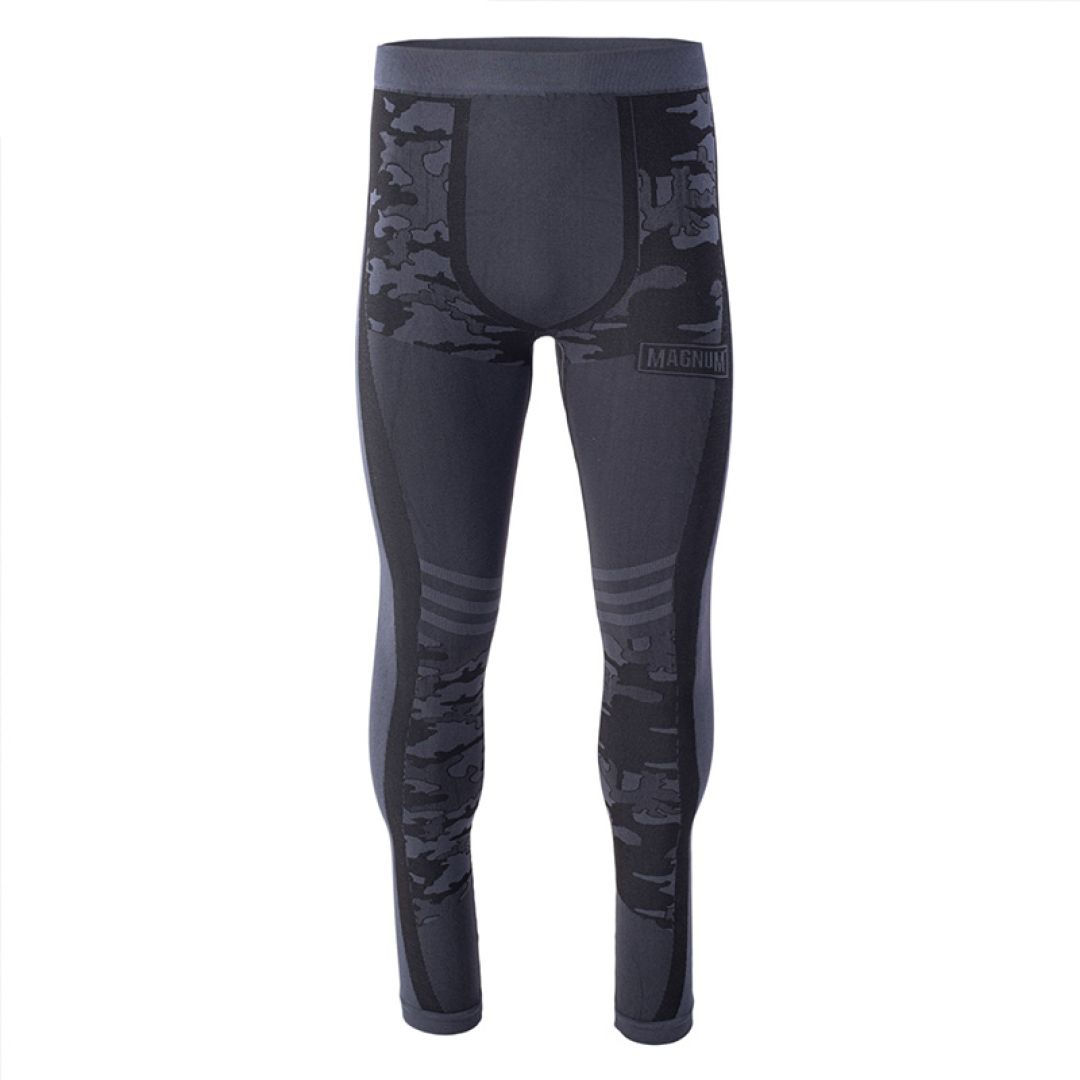 Spodnie termoaktywne Magnum Camo Bottom, męskie - szare, Rozmiar S