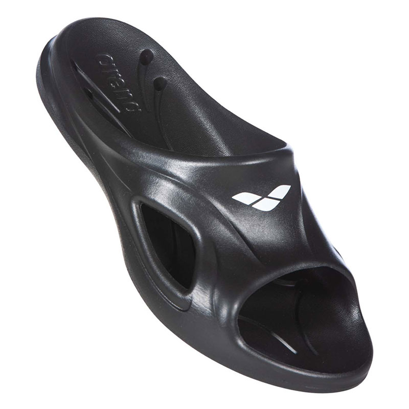 Klapki męskie basenowe Arena Hydrosoft II Hook - czarne, Rozmiar buta 46