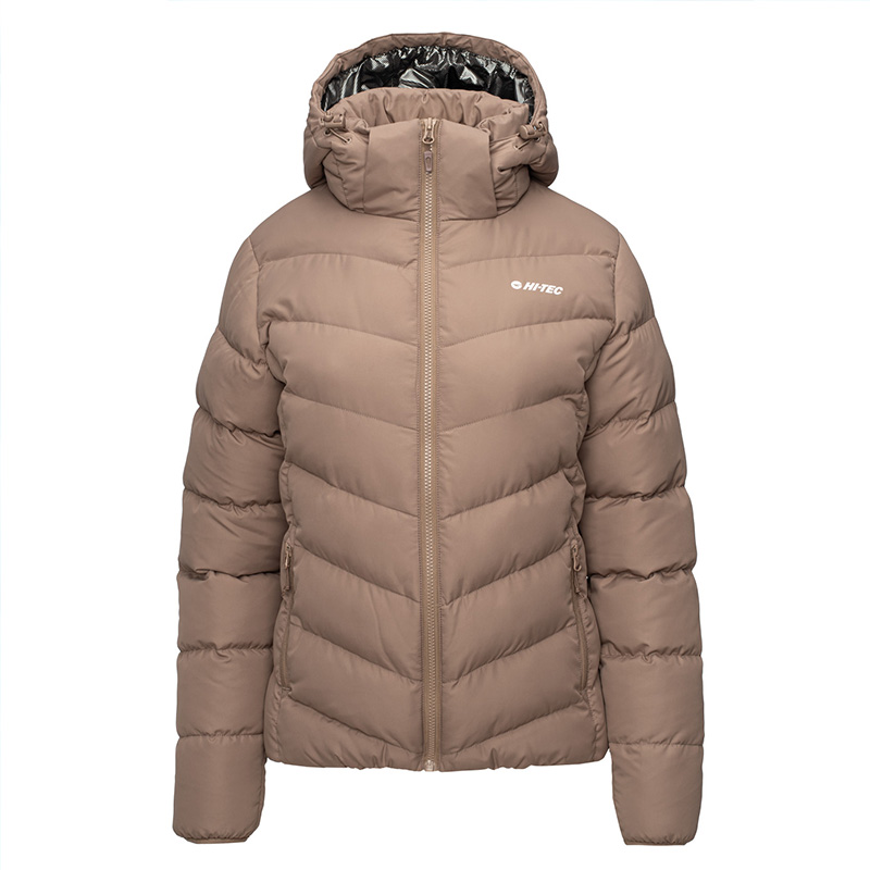 Kurtka pikowana damska zimowa Hi-Tec Lady Varmi - beżowa, Rozmiar XL