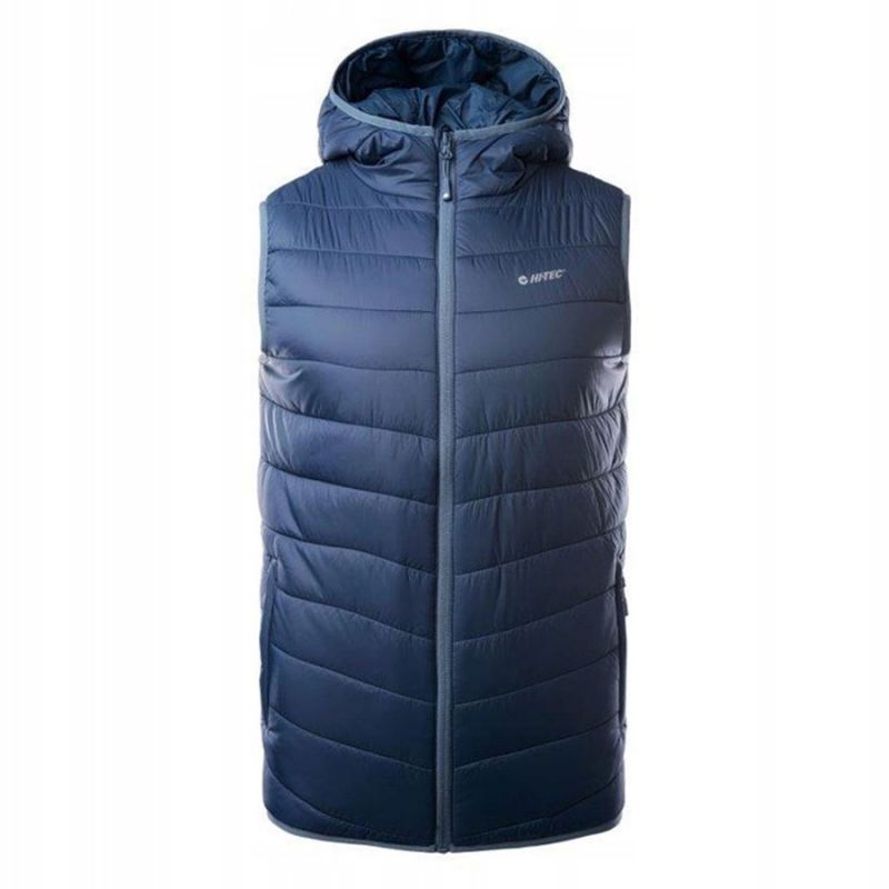 Kamizelka bezrękawnik męski Hi-Tec Sinlus - granatowa, Rozmiar XXXL
