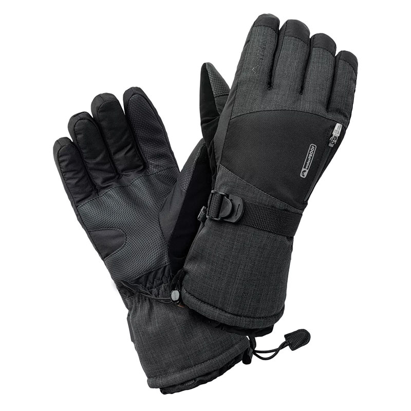 Rękawice narciarskie męskie Elbrus Rihhar - ciemnoszare, Rozmiar S/M