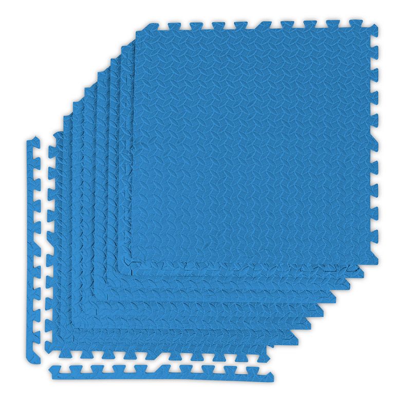 Mata amortyzująca Sapphire SG-006 puzzle 114 x 223 cm - niebieska