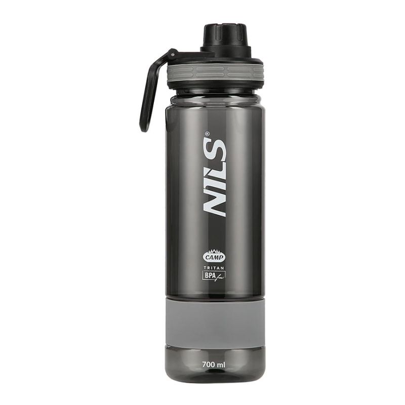 Butelka tritanowa Nils Camp NCD07 700 ml - szara
