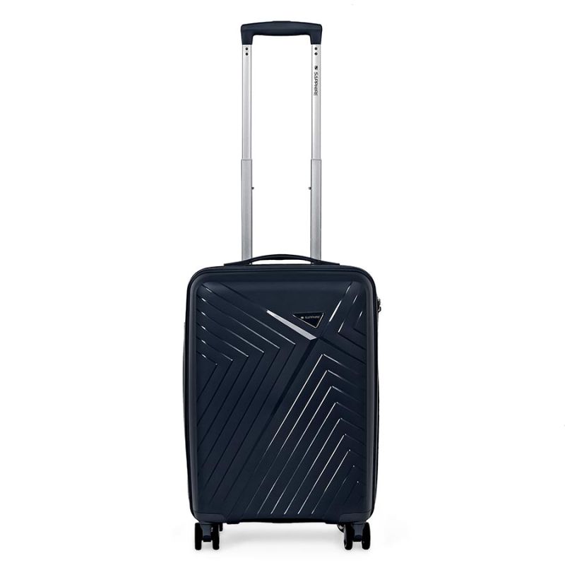 Walizka na kółkach twarda Sapphire ST-3030P granatowa - mała S