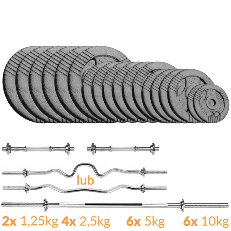 Zestaw obciążeń Sapphire Master 120 kg