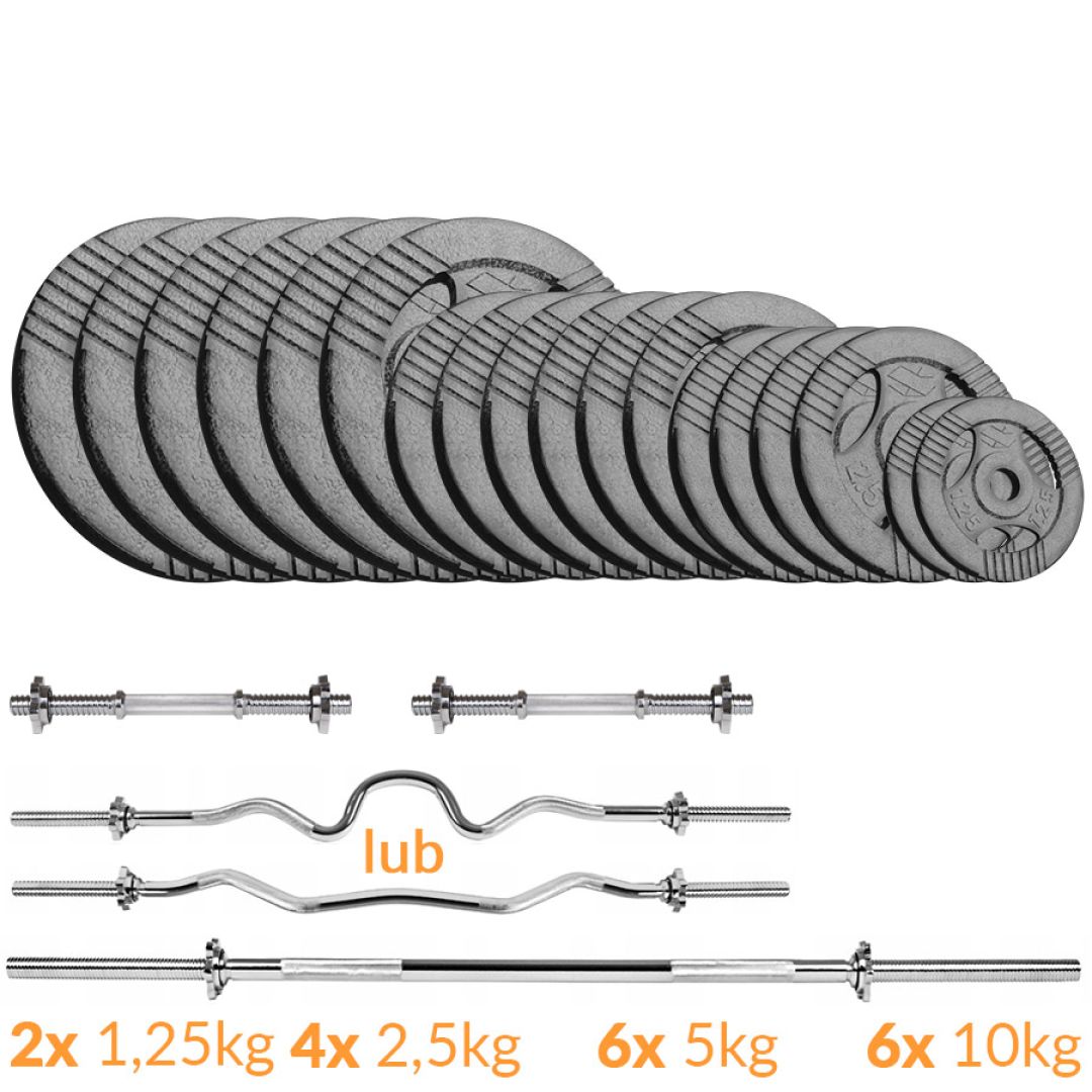 Zestaw obciążeń Sapphire Master 120 kg