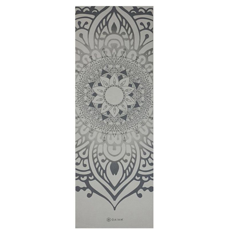Mata do jogi Gaiam Sustained Grey Sundial Layers 65737 5 mm