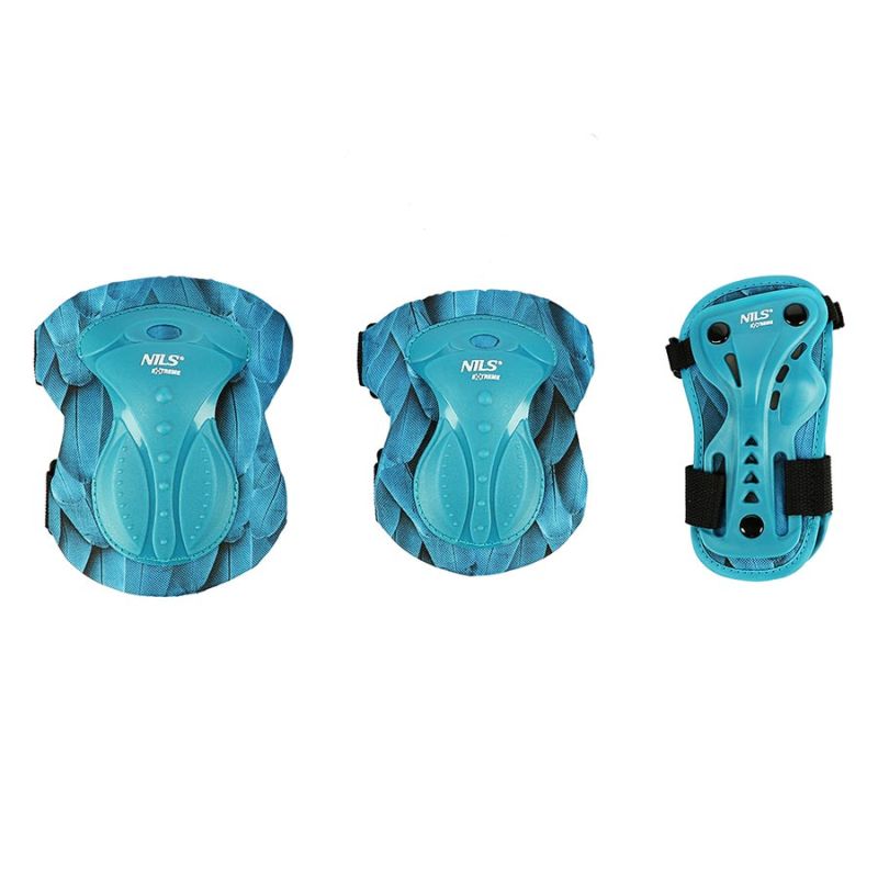 Zestaw ochraniaczy Nils Extreme H727 - zielone, Rozmiar L