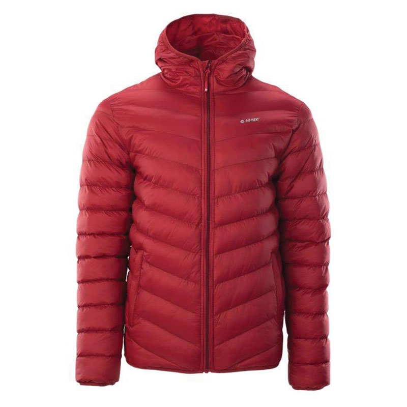 Kurtka męska zimowa Hi-Tec Salrin - czerwona, Rozmiar XL