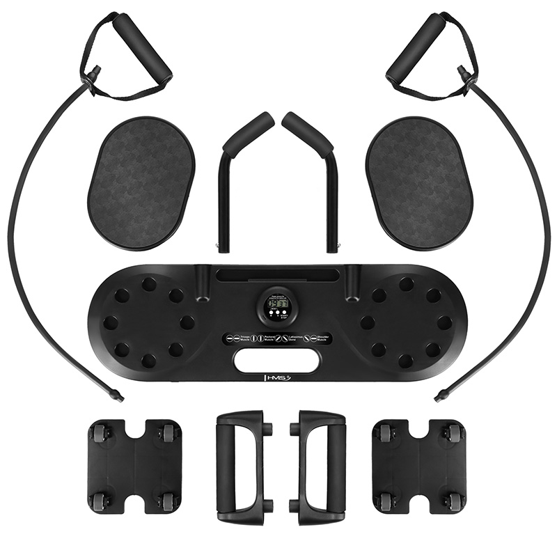 Wielofunkcyjna deska do ćwiczeń mięśni brzucha i pompek 3w1 HMS DBP02