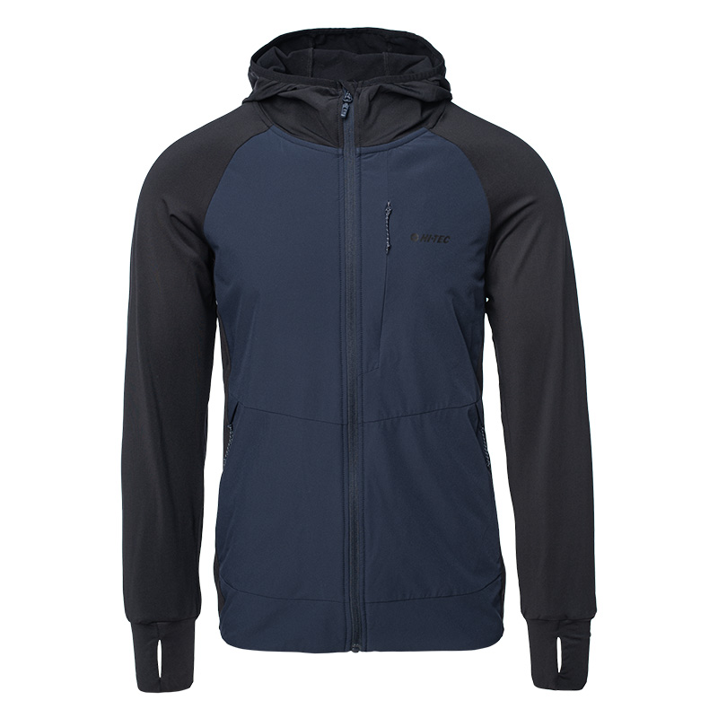 Bluza męska Hi-Tec Jorse - granatowo-czarna, Rozmiar XL