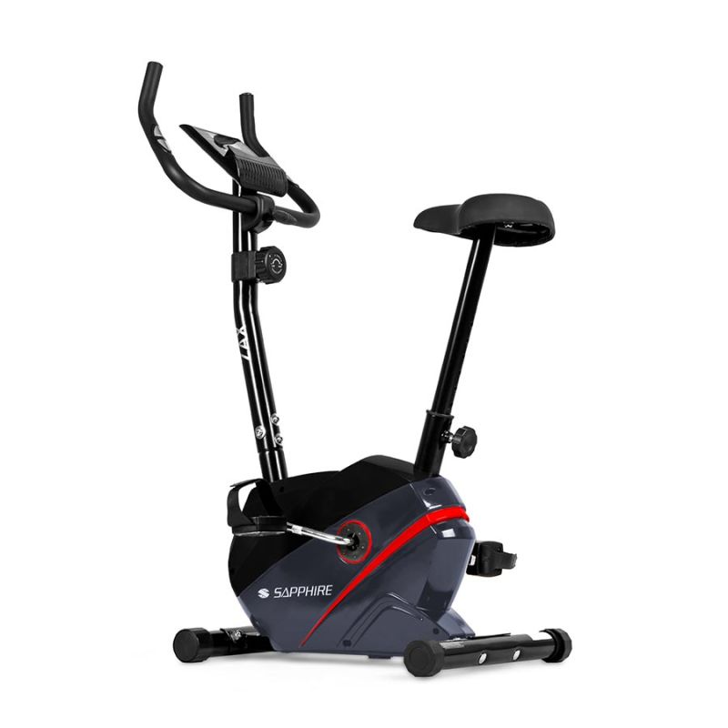 Rower magnetyczny Sapphire SG-410B Zax - czarno-czerwony