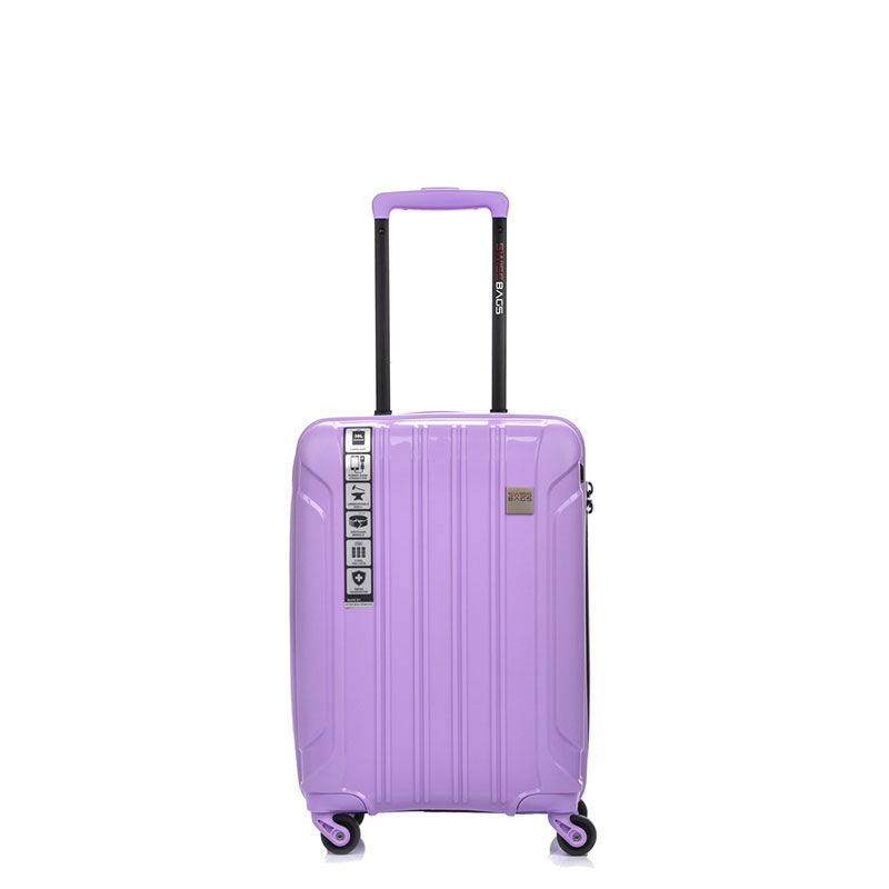 Walizka na kółkach SwissBags Tourist fioletowa - mała 40 l