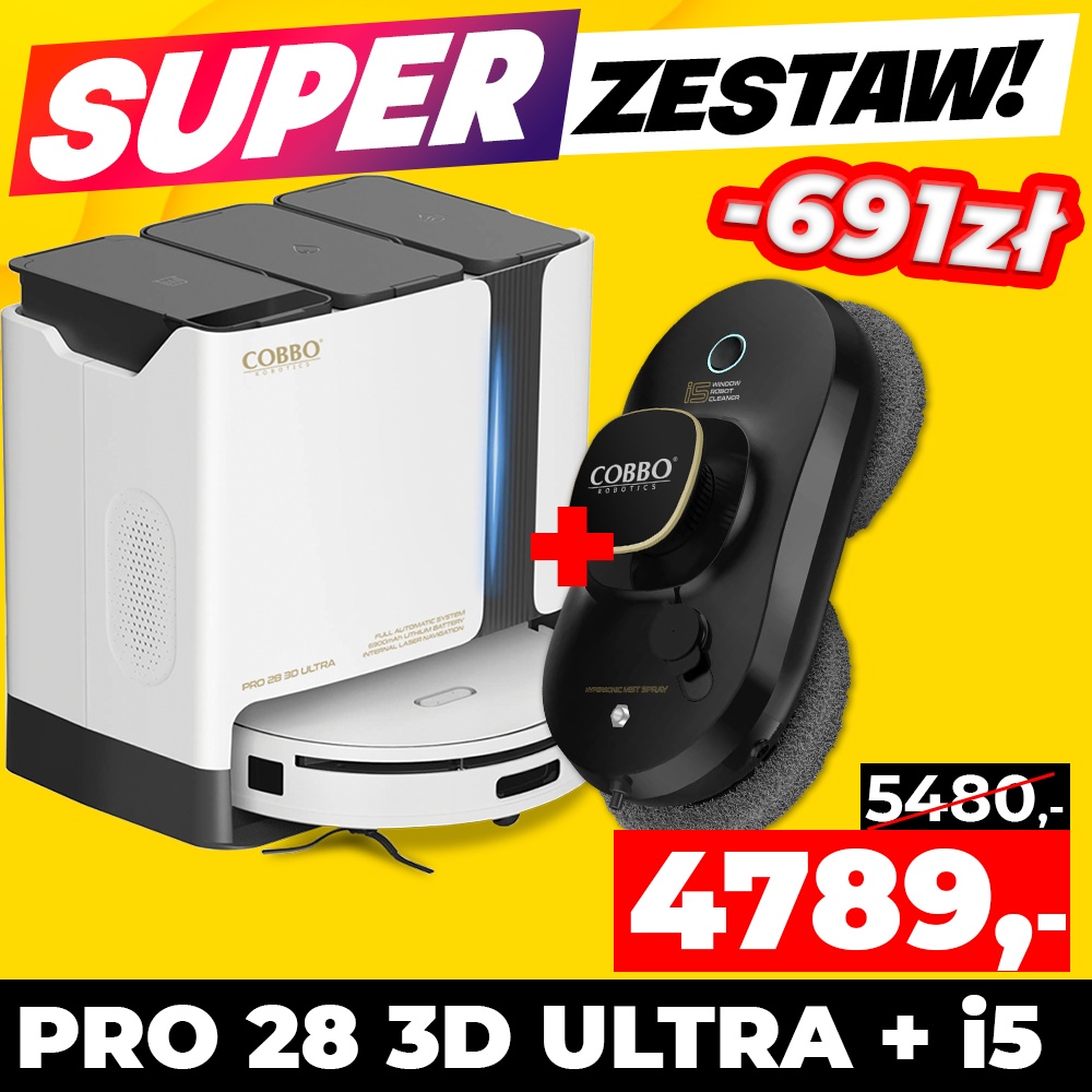 SUPER ZESTAW COBBO PRO 28 3D ULTRA, COBBO i5