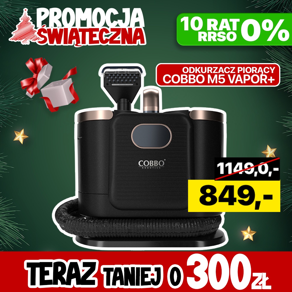 Odkurzacz piorący z funkcją pary COBBO M5 VAPOR+