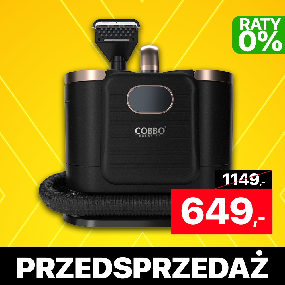 Odkurzacz piorący z funkcją pary COBBO M5 VAPOR+