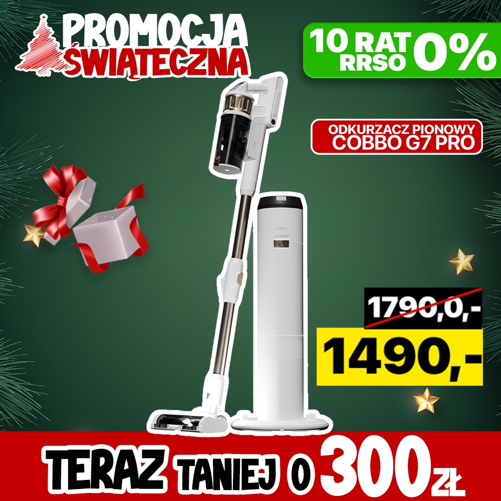 Odkurzacz pionowy bezprzewodowy COBBO G7 PRO