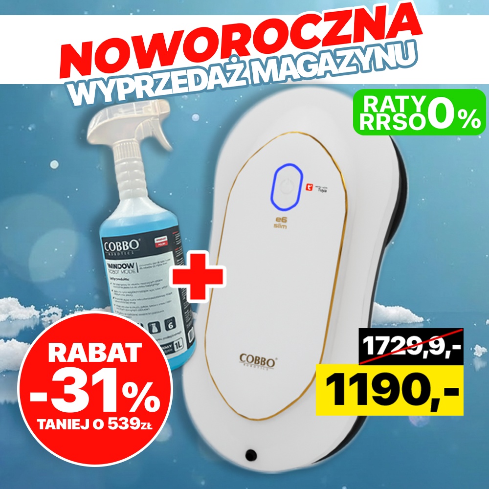 Robot do mycia okien COBBO e6 slim
