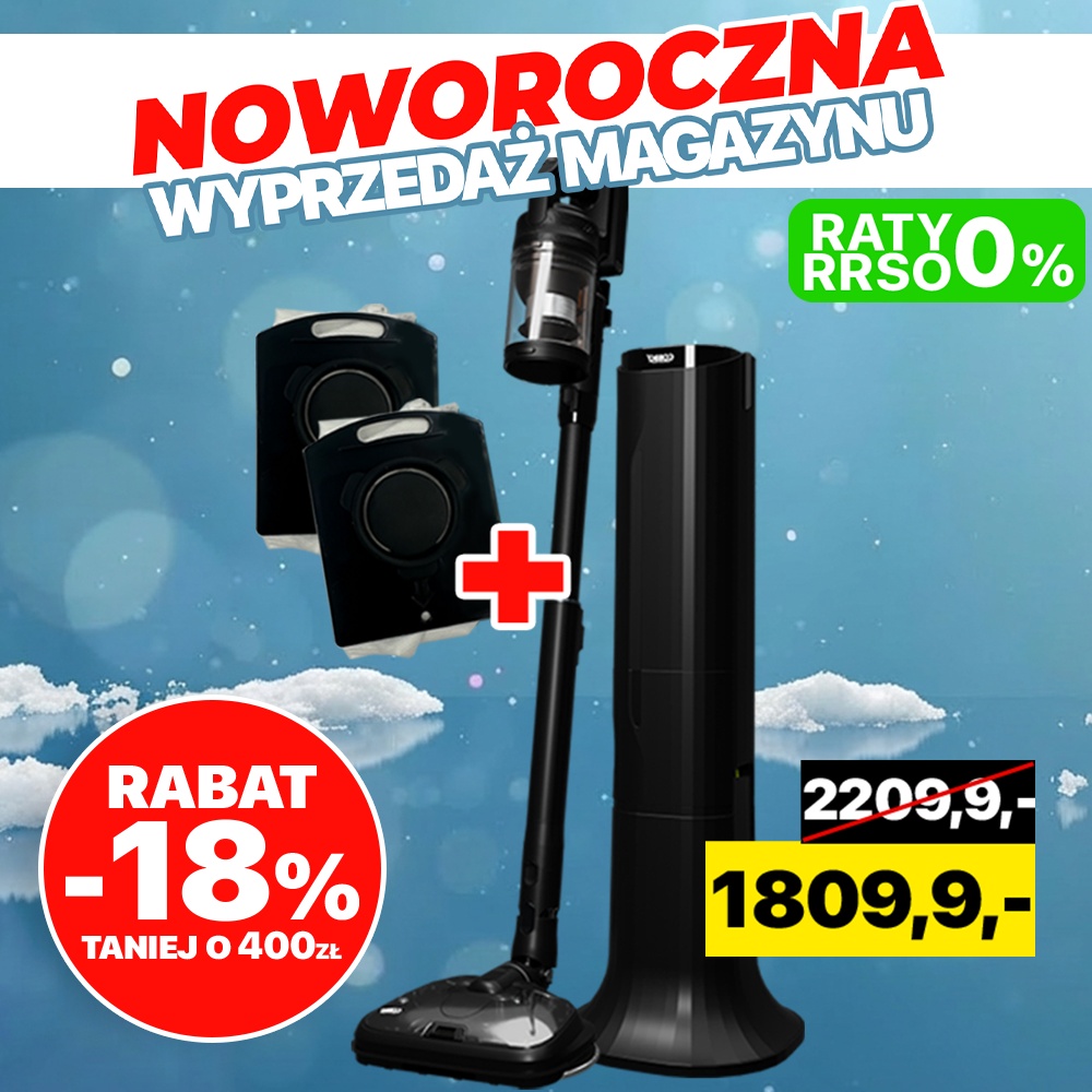 Odkurzacz pionowy z funkcją pary COBBO ULTRA STEAM UV