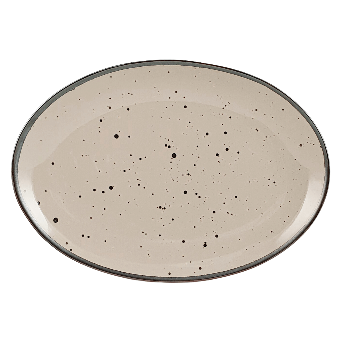 COTTAGE CAPPUCCINO PÓŁMISEK OWALNY 31 cm - Alumina Bogucice