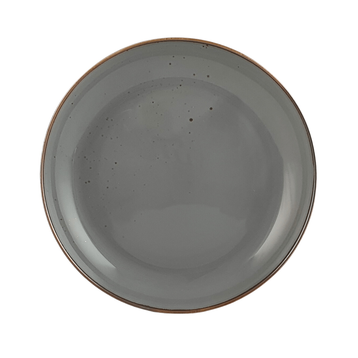 RUSTIC GRAY TALERZ DESEROWY 22 cm - Alumina Bogucice