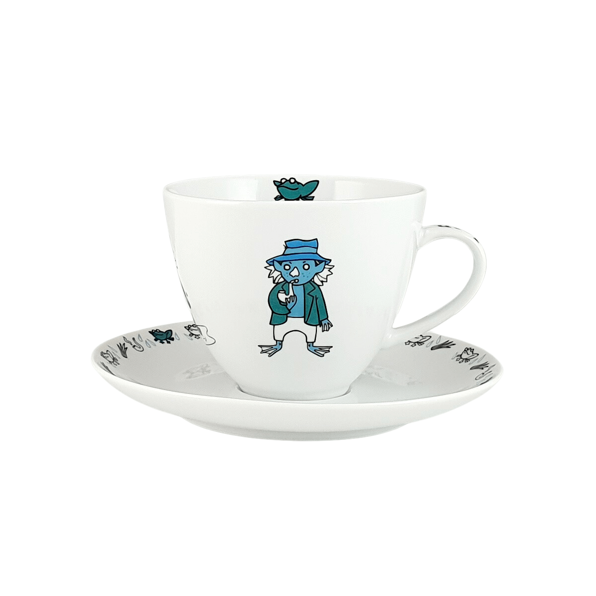 UTOPIEC filiżanka ze spodkiem jumbo skośne 450 ml