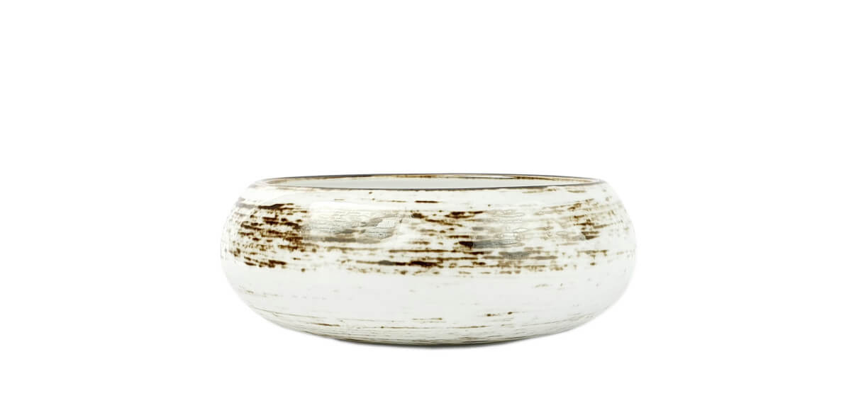 NOSTALGIA WHITE SALATERKA 16 cm ORGANIC - Alumina Bogucice