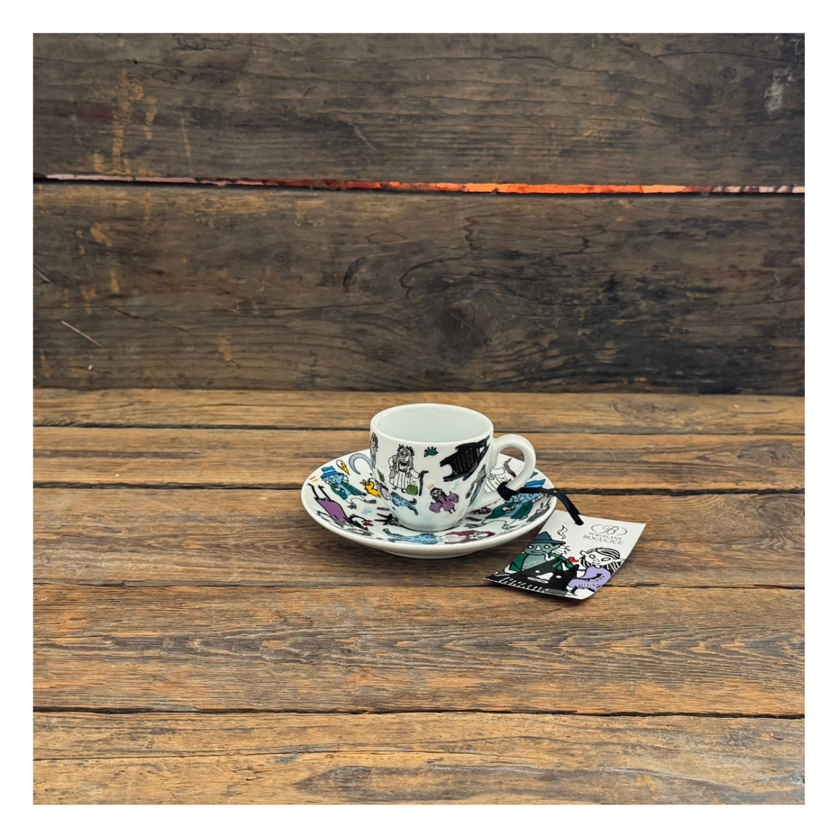 BEBOKI I INNI filiżanka ze spodkiem espresso - new