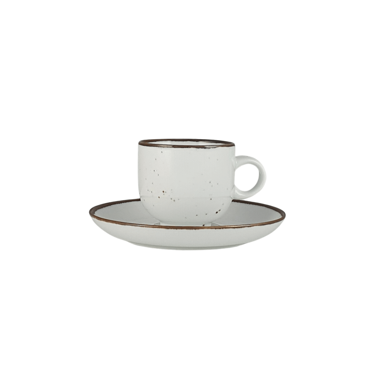 RUSTIC SNOW FILIŻANKA ZE SPODKIEM 0,15 l - Alumina Bogucice