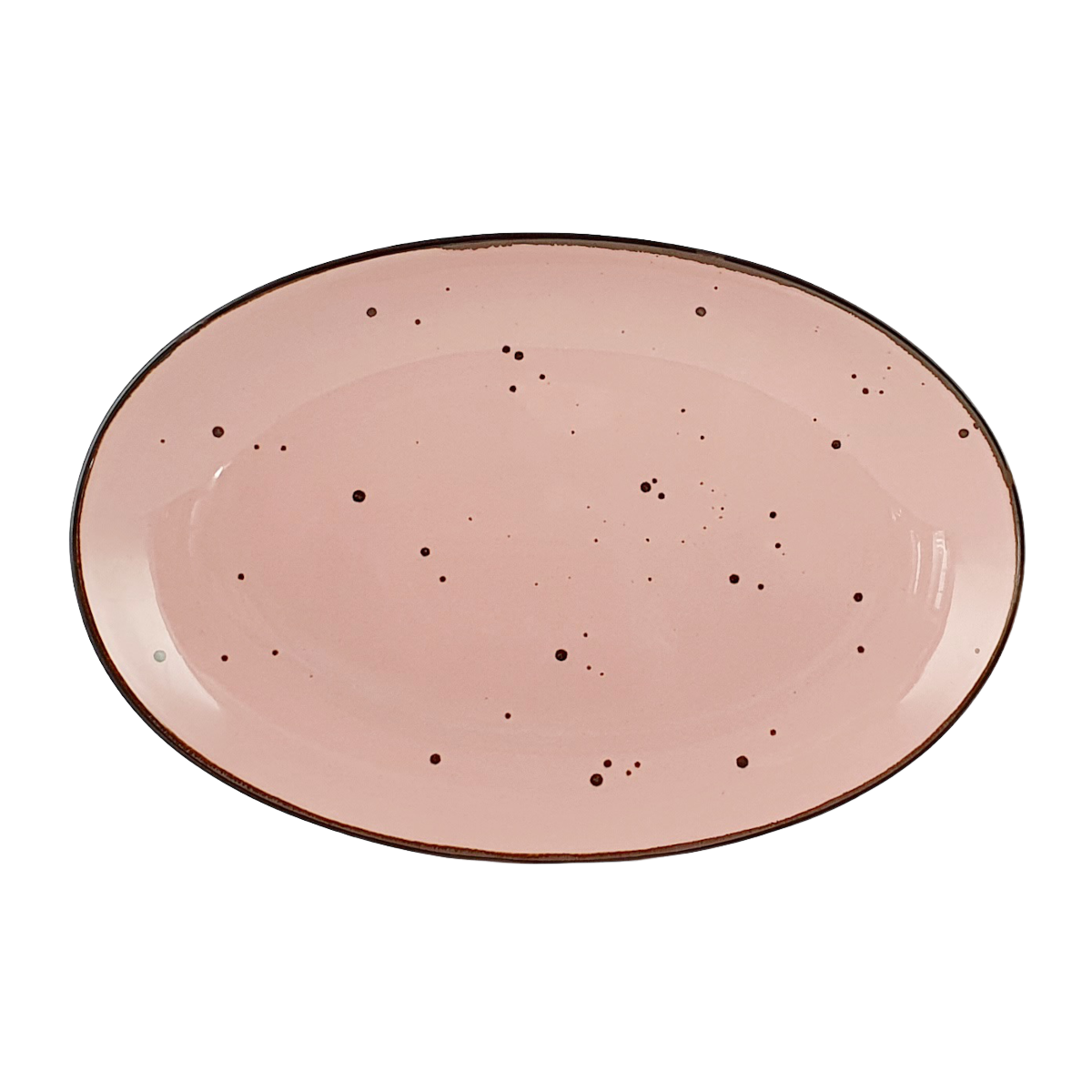 COTTAGE PINK PÓŁMISEK OWALNY 31 cm - Alumina Bogucice