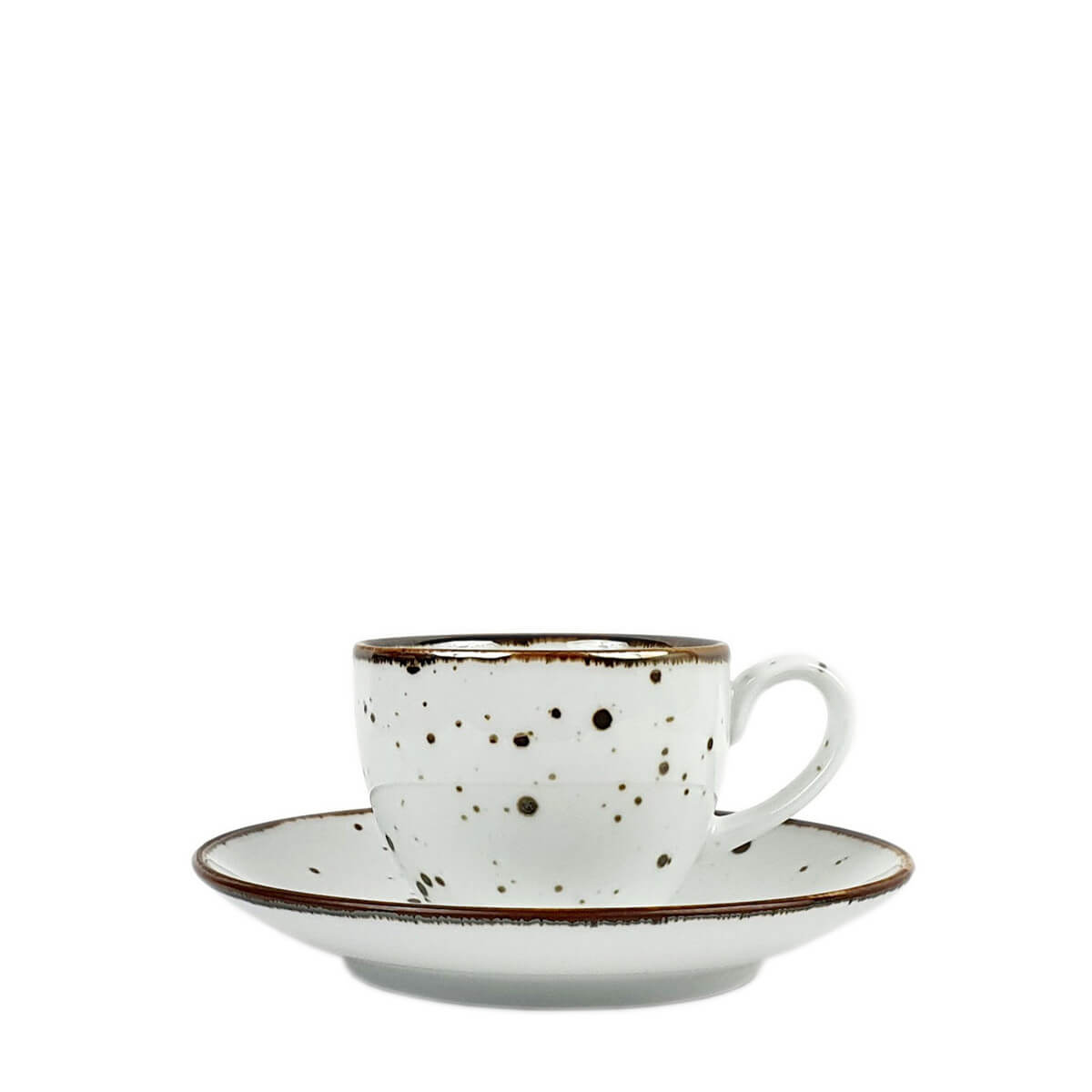 COTTAGE WHITE FILIŻANKA ZE SPODKIEM 300 ml - Alumina Bogucice