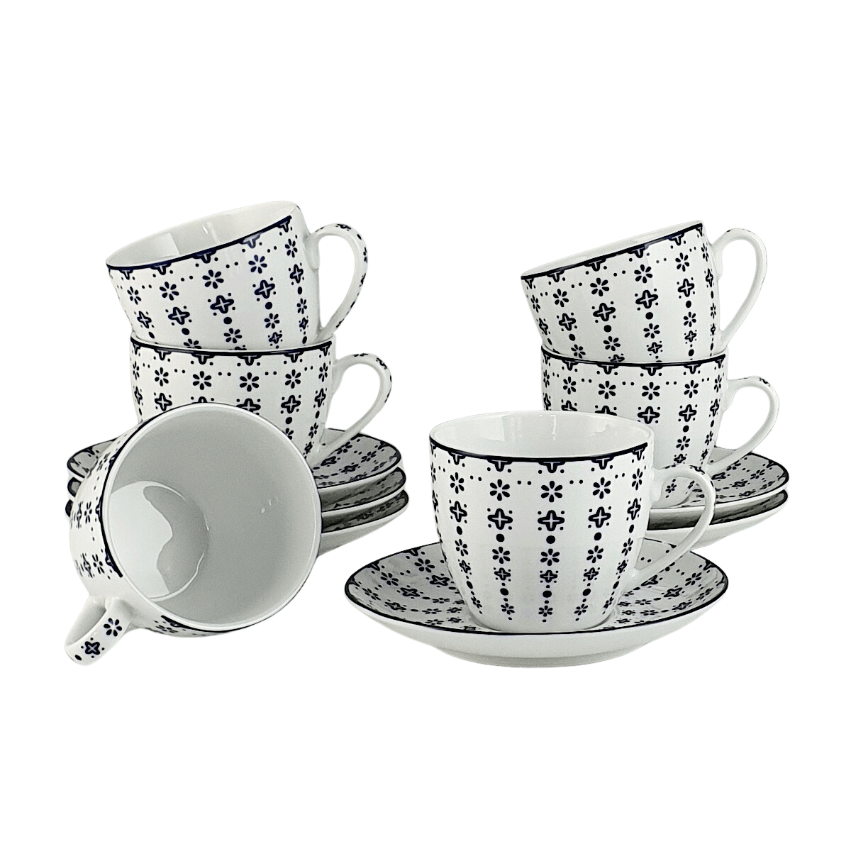 FLISTY zestaw 6 filiżanek kawa linea- Bogucice