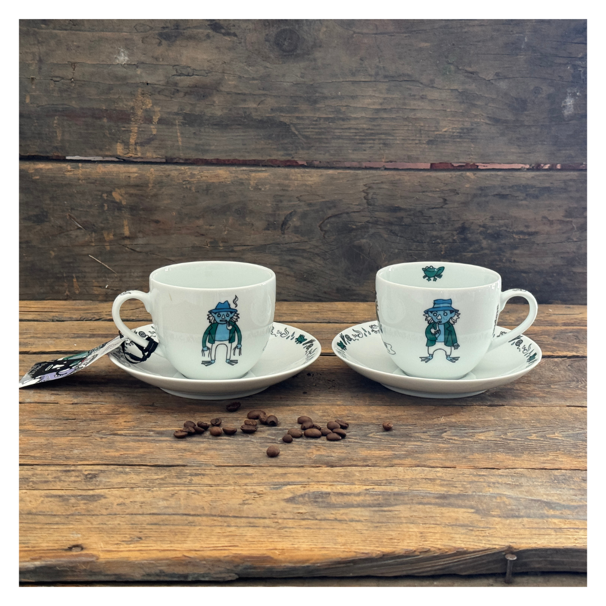 UTOPIEC zestaw 2 filiżanki ze spodkiem AP105 linea new - 320 ml