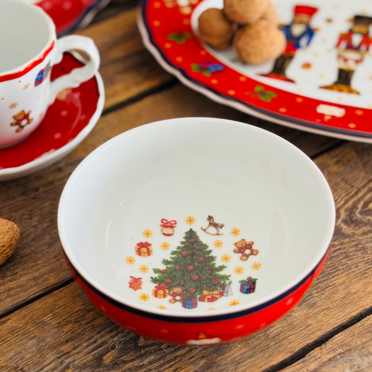 CICHA NOC new salaterka musli 15 cm red