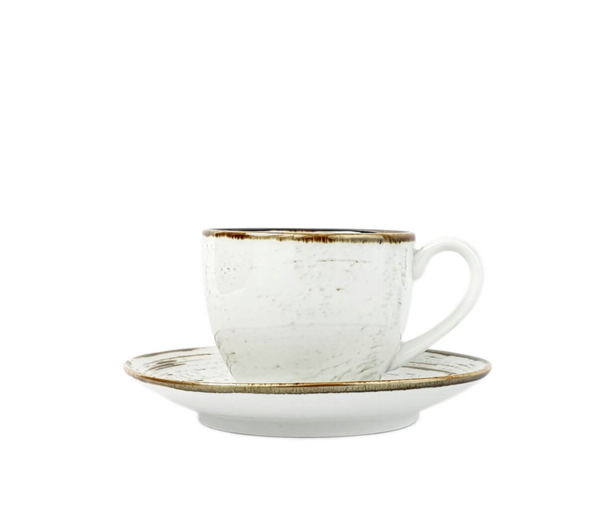 NOSTALGIA WHITE FILIŻANKA Z SPODKIEM 200 ml - Alumina Bogucice