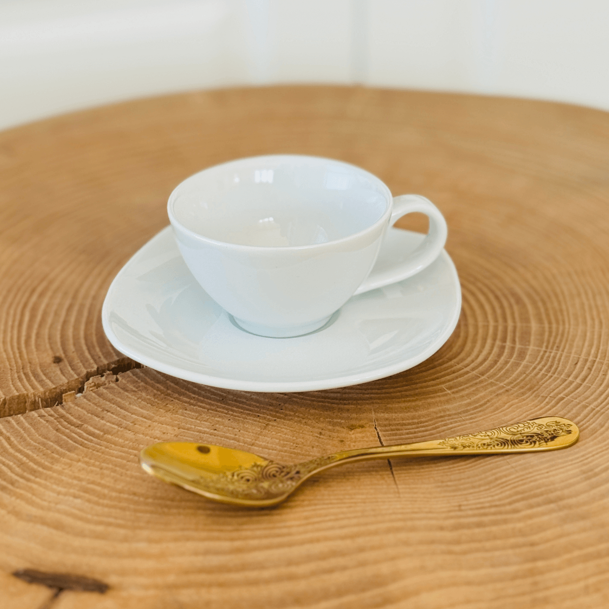 ELITE WHITE filiżanka z spodkiem espresso