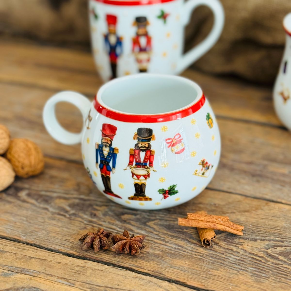 CICHA NOC kubek do czekolady SL46 RED 430 ml