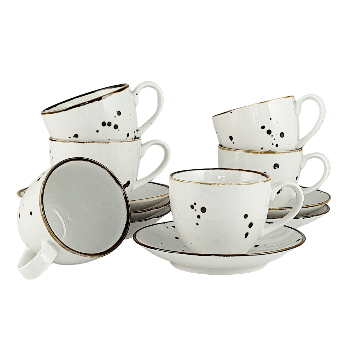 COTTAGE WHITE zestaw 6 filiżanek 300 ml - Alumina Bogucice