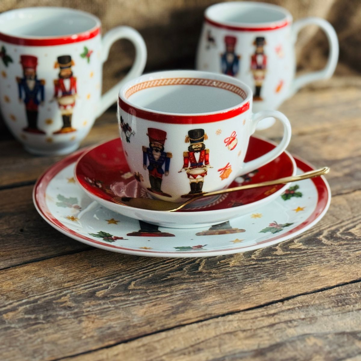 CICHA NOC new zestaw śniadaniowy 1 os. 3 cz.