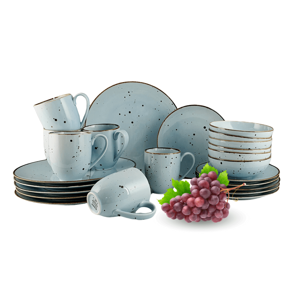 COTTAGE SKY zestaw dla 6 os. 24 el.- Alumina Bogucice