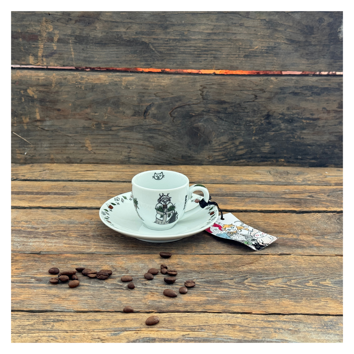 HEKSA filiżanka ze spodkiem espresso new