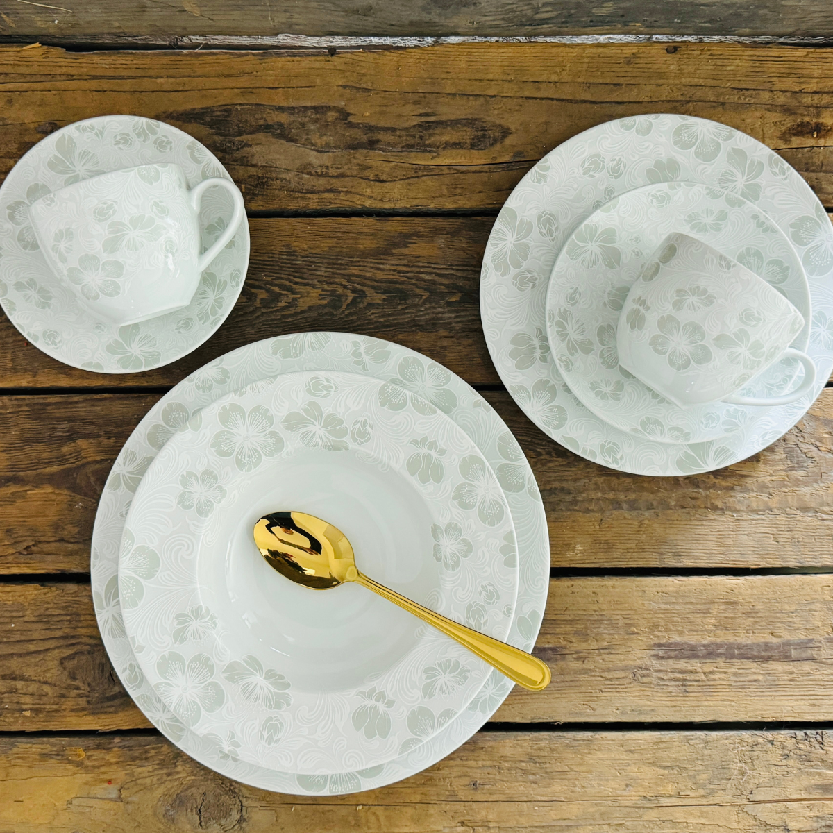 KORNELIA GREY serwis combi 6 osobowy/ 30 sztuki