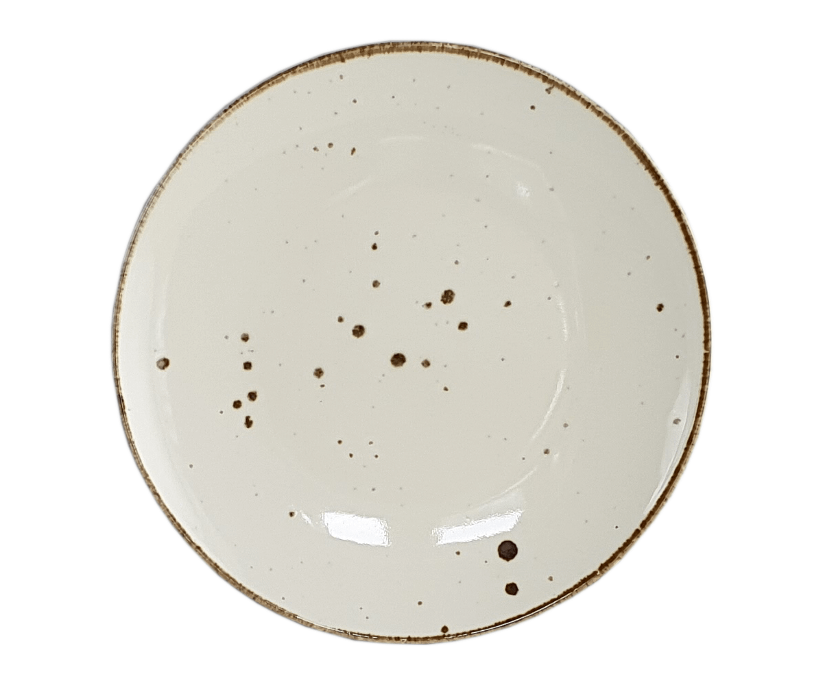 COTTAGE CREAM TALERZ DESEROWY 21,5/22 cm - Alumina Bogucice