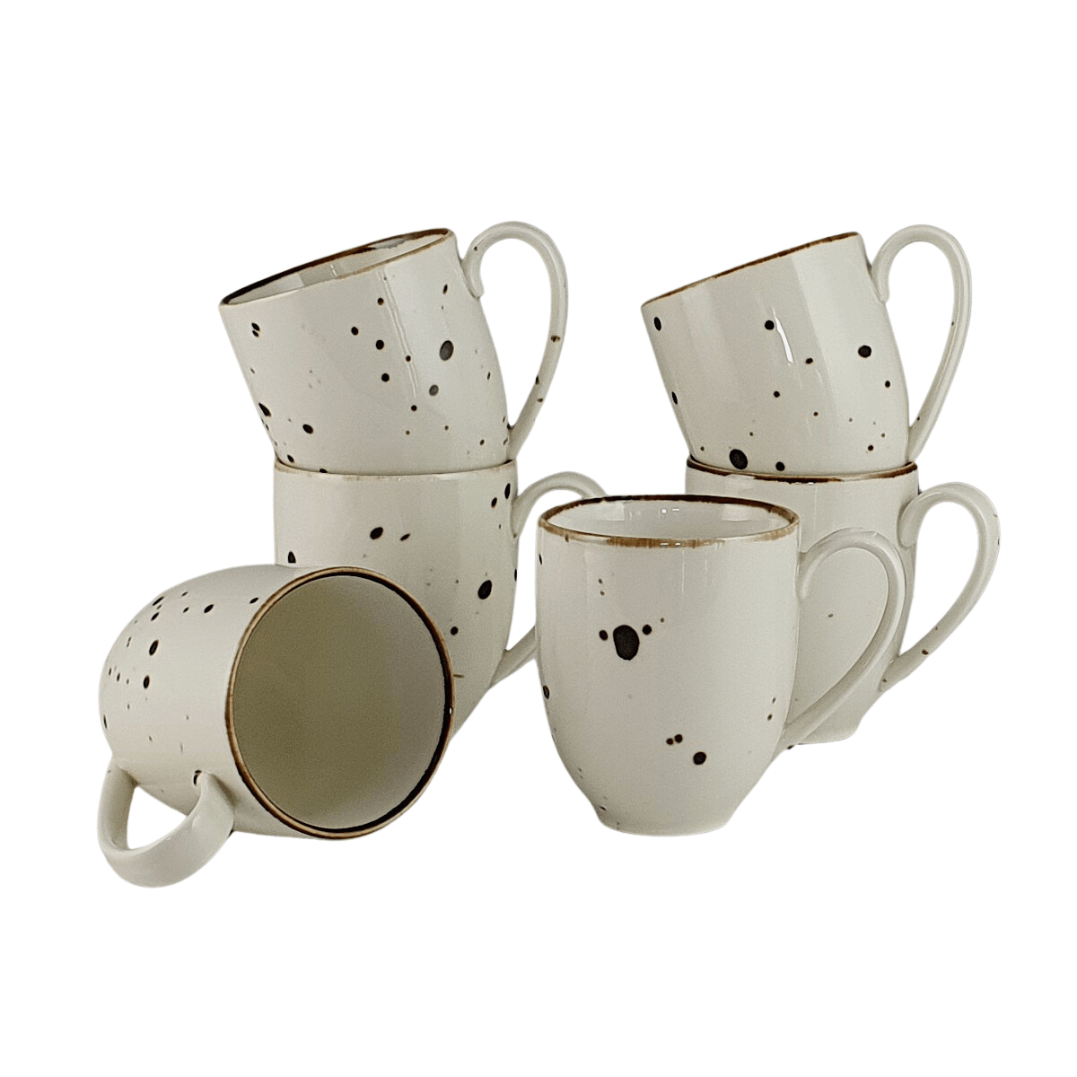 COTTAGE CREAM zestaw 6 kubków - Alumina Bogucice