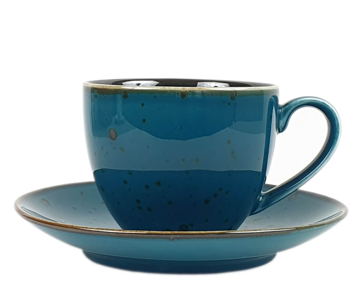 COTTAGE LAGUNA FILIŻANKA Z SPODKIEM 300 ml - Alumina Bogucice