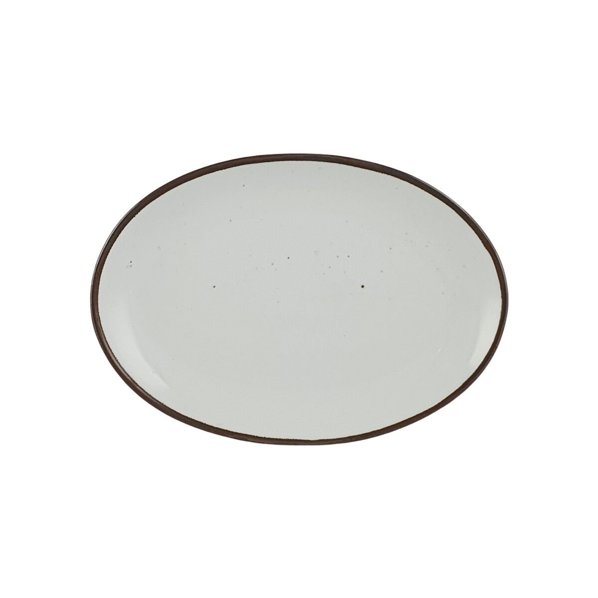 RUSTIC SNOW PÓŁMISEK OWALNY 25 cm AP102 - Alumina Bogucice